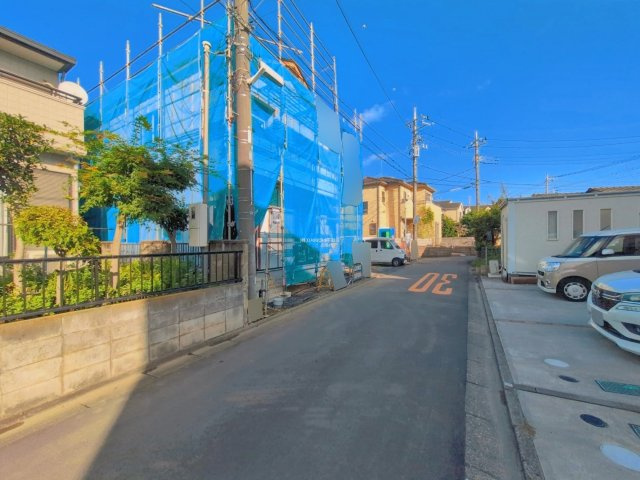 【前面道路含む現地写真】 | 鴻巣市箕田　新築戸建　全1棟　1号棟
