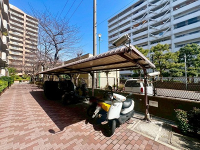 【駐輪場】 | ネオコーポ北加賀屋 | 現況空家ですので、お忙しい方でもお仕事帰り等にご内覧頂けます♪