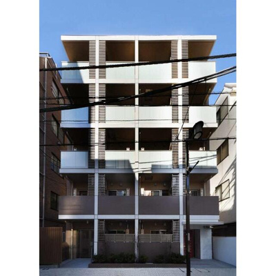 【外観】 | オーキッドコート下井草 | 鉄筋コンクリート造のがっちりとした建物。