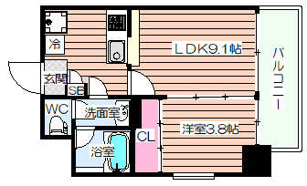 【間取り】 | フェーリス塚本