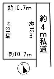 ６７１３０　岐阜市粟野西１丁目土地