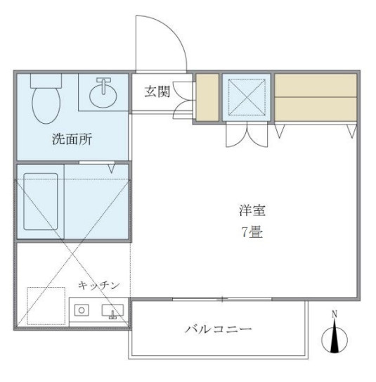 武蔵野市吉祥寺南町４丁目のアパートの間取り