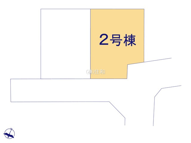 【新築分譲住宅】志木市中宗岡１丁目の区画図