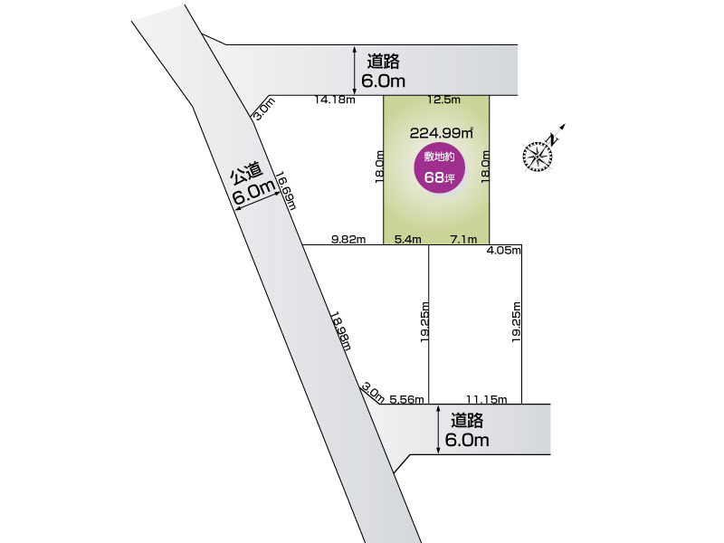 下妻市宗道（全4区画）2号地