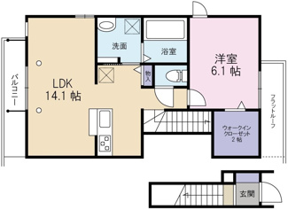 【間取り】 | コンフォルト砧 | 間取りです。