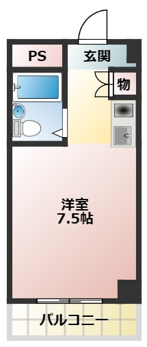 【間取り】 | ベルメゾン南江口
