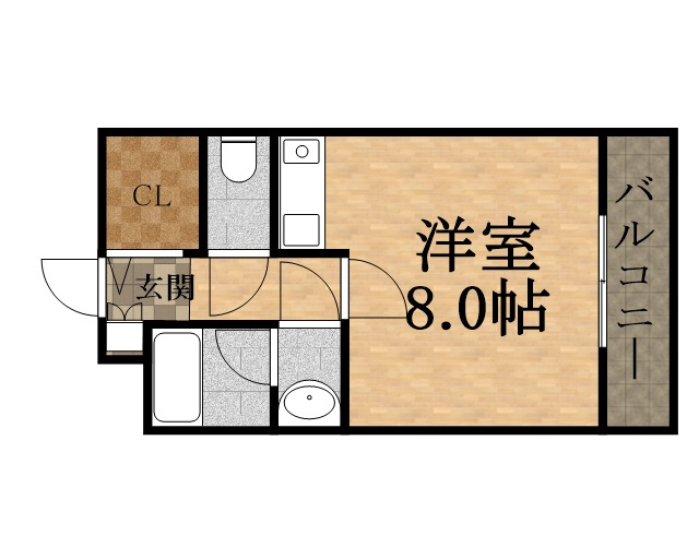 カーサ浅尾の間取り