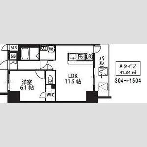 S-RESIDENCE新大阪駅前の間取り