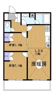 荒川区南千住７丁目の賃貸マンションの間取り