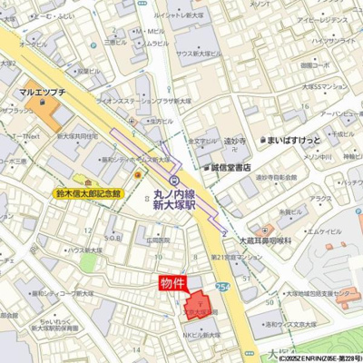 【地図】 | パレ・ドール文京メトロプラザＩ