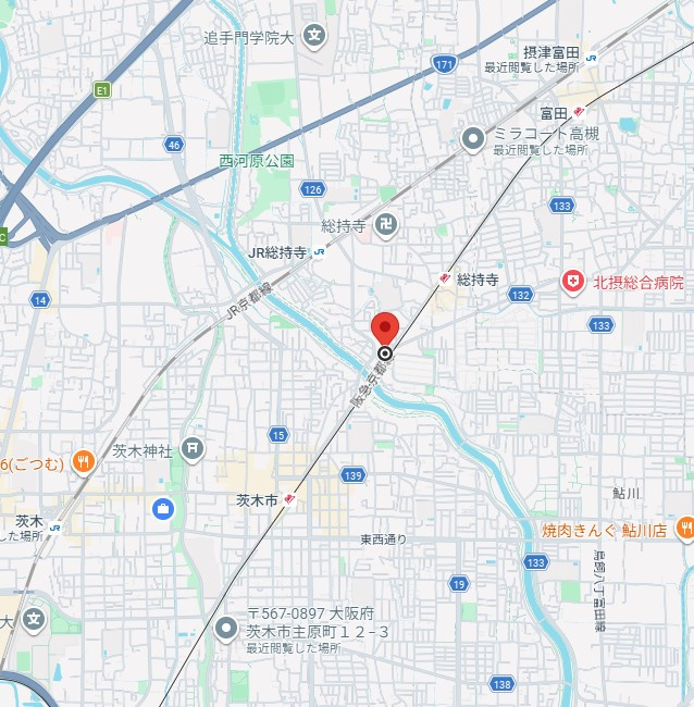 ヘーベルメゾン信の地図