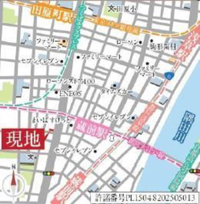 【地図】 | ワンルーフフラット蔵前