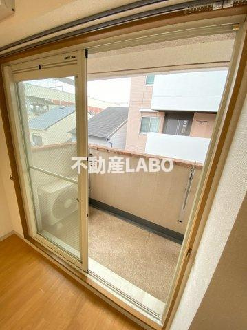 朝陽館のバルコニー