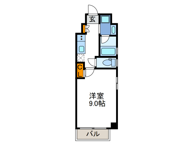 朝陽館の間取り
