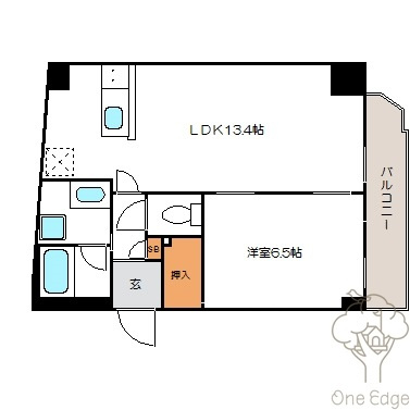 AXIS豊崎の間取り