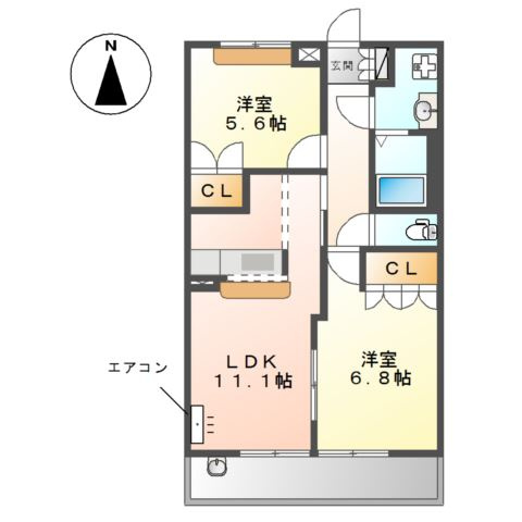 ティープラントⅢの間取り