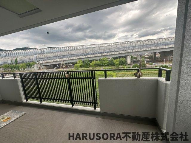 日興交野スカイマンションのバルコニー