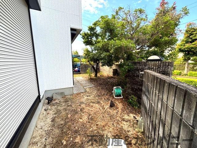 松山市白水台の中古戸建の庭|お庭の付いた物件です