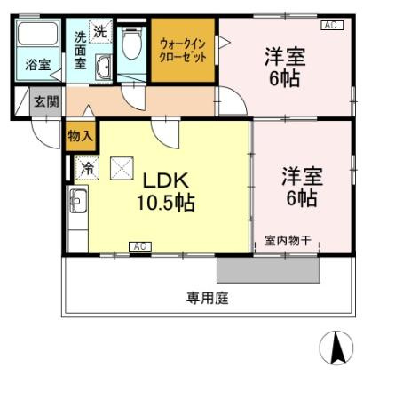 【間取り】 | ポラリス Y・S A棟
