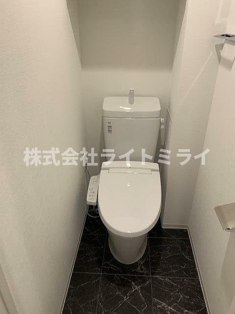 クレストコート新宿山吹町のトイレ|１０１号室参考写真 