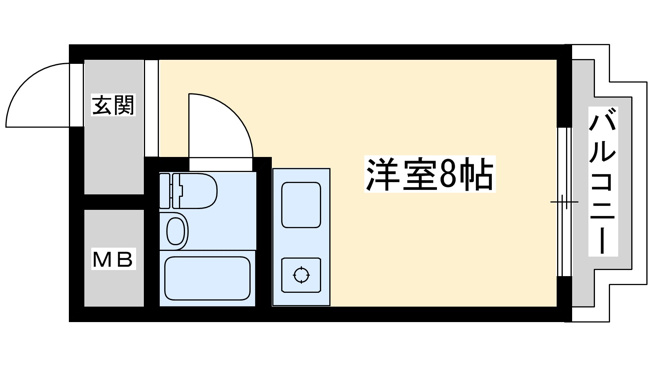 【間取り】 | ドムール新北野