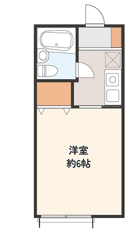 日昭ハイツの間取り|間取りです。