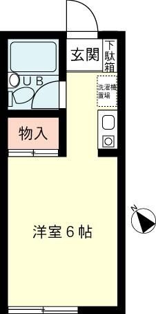 サンハイツＮｏ．２の間取り