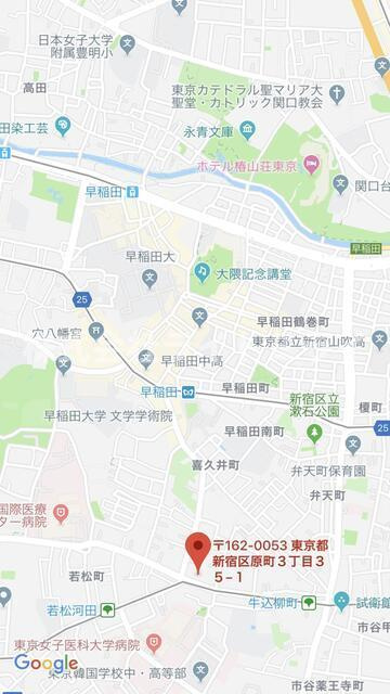 ヴェルト新宿夏目坂の地図|地図 