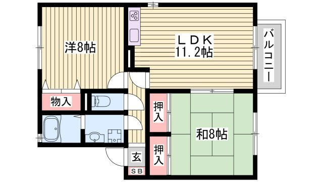 コート2000の間取り