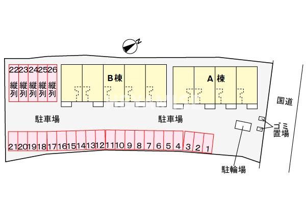 クレストレジデンス Bの区画図