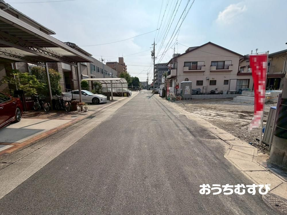 守山区小幡中第2(全3棟)の前面道路含む現地写真