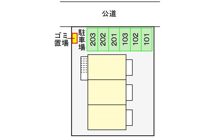 シティハイツ緑ヶ丘の区画図