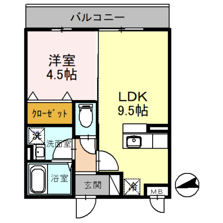 ルージュブリエの間取り