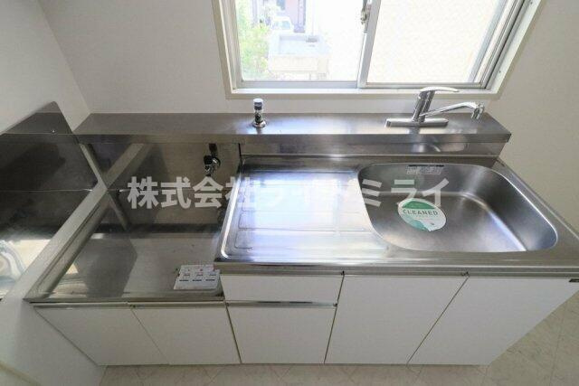 パステルＵのキッチン|2口ガスコンロ設置可 