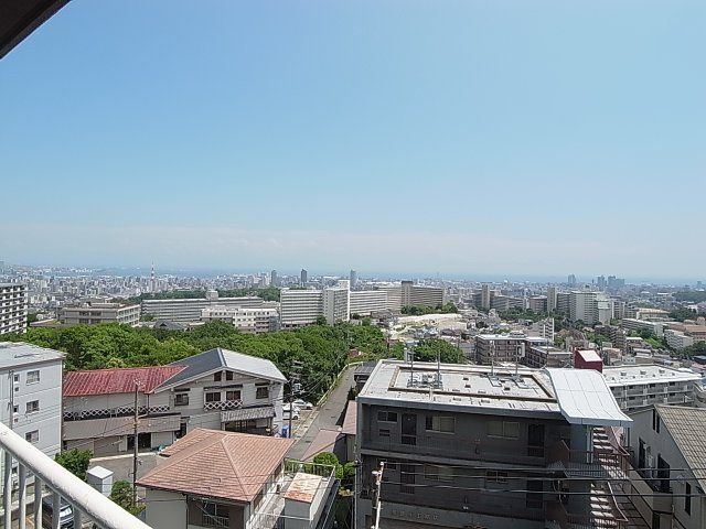 ユメノサニーハイツの展望|海も見える気持ちの良い眺望