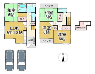 【間取り】 | 川西市鴬台２丁目29の46　中古ー戸建て