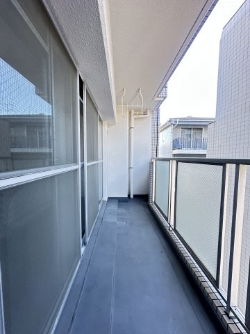 駅北ビルのバルコニー