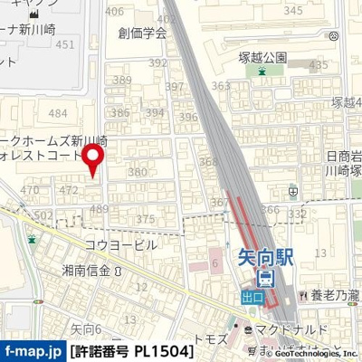 【地図】 | トップ矢向
