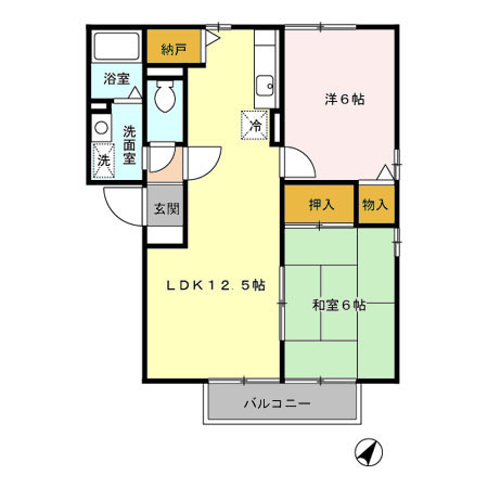 アネックス青葉の間取り