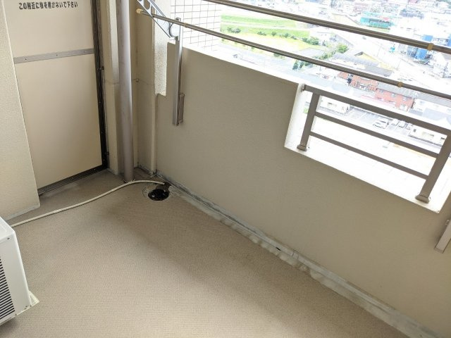 ドゥグラン幸町のバルコニー