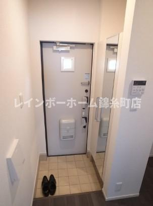 アンソレイユの玄関