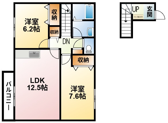 ラヴァーズペットの間取り