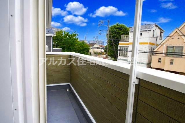 南武線 西府駅 8分 新築戸建 府中市本宿町1丁目のバルコニー