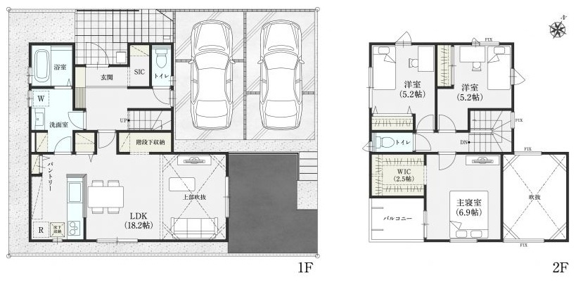 千葉市若葉区加曽利町の間取り