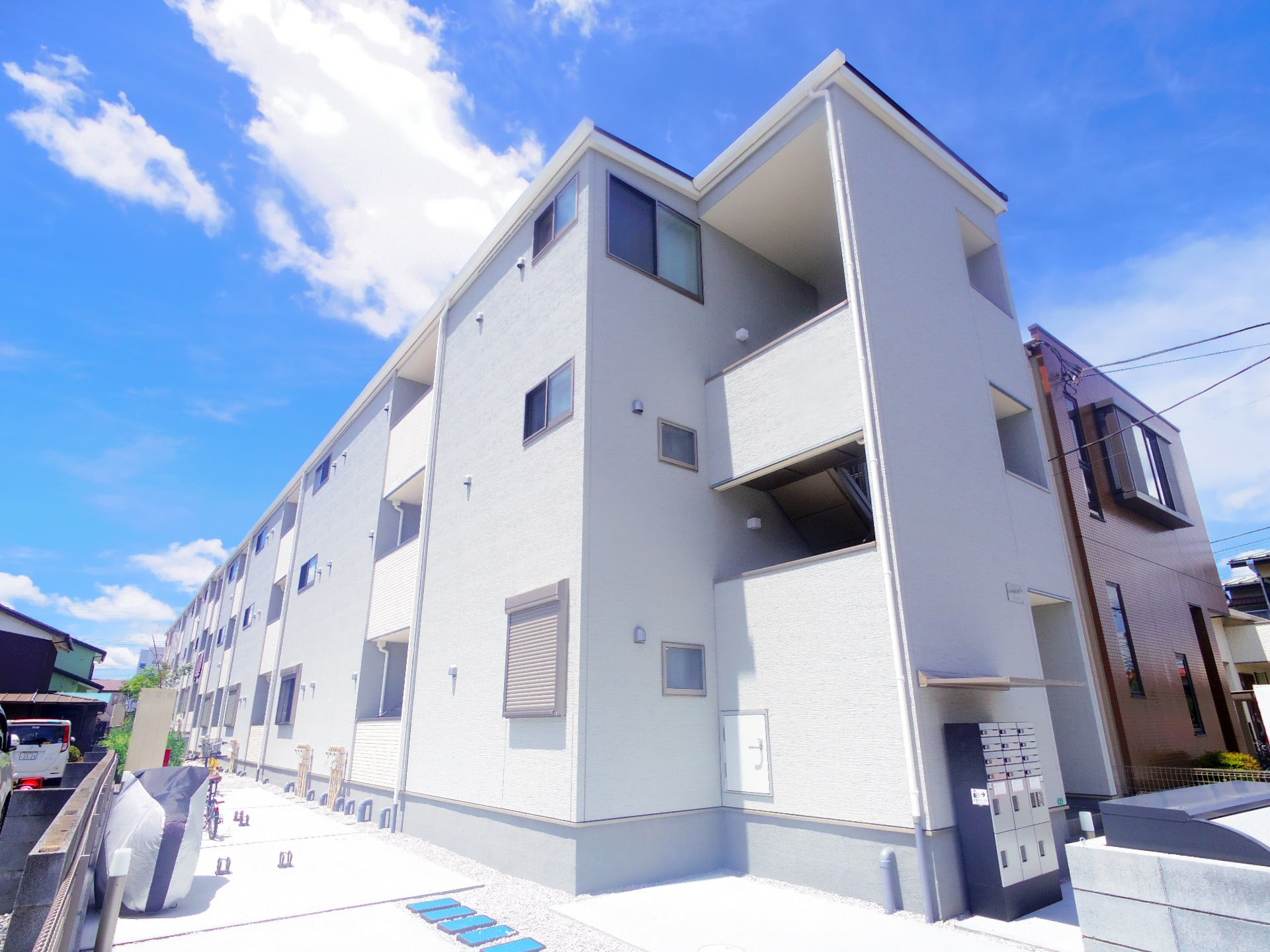 リーブルファイン新座大和田１号棟の外観