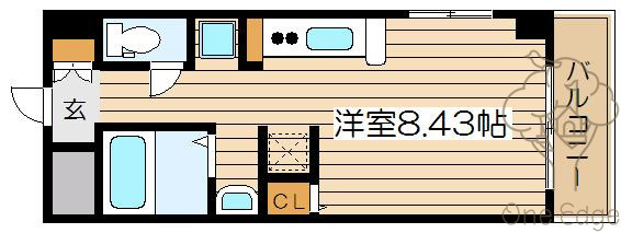 セレブコート新北野の間取り