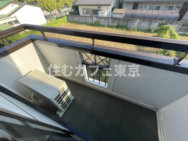 ソフィアAのバルコニー|※別部屋写真