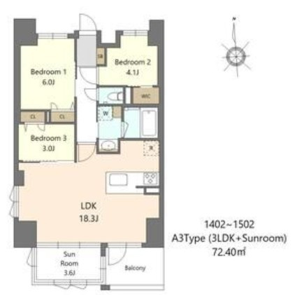 【間取り】 | S-RESIDENCE谷町六丁目alo