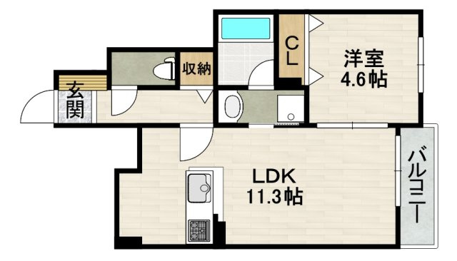 S_MAISON（エスメゾン）の間取り