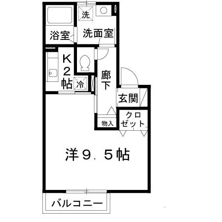 アウラ千里丘の間取り